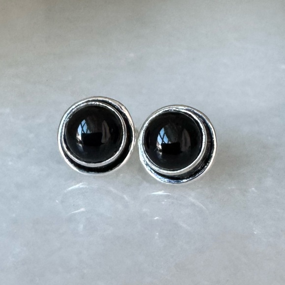 NWOT Sundance Persephone Earrings Black Onyx Sterling Silver